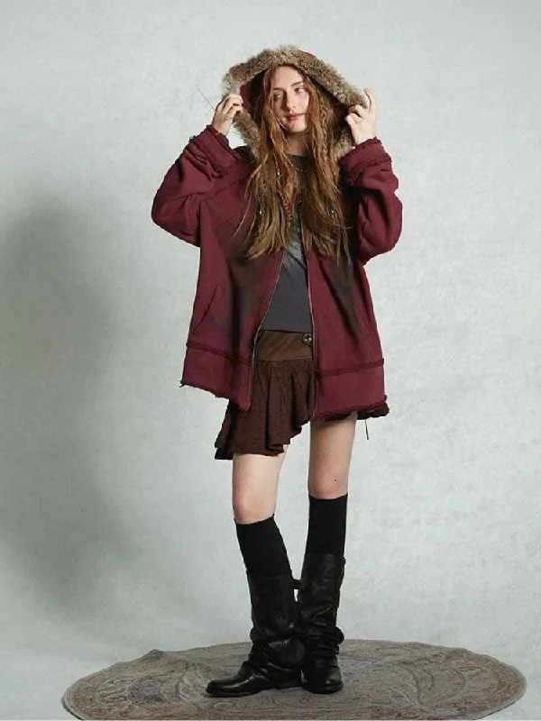 Loose-fitting sweatshirt with collar hood【s0000004495】 Hoodie with Color Block Contrast Stylish Loose-fitting sweatshirt with collar hood【s0000004495】 Hoodie with Color Block Contrast Stylish
