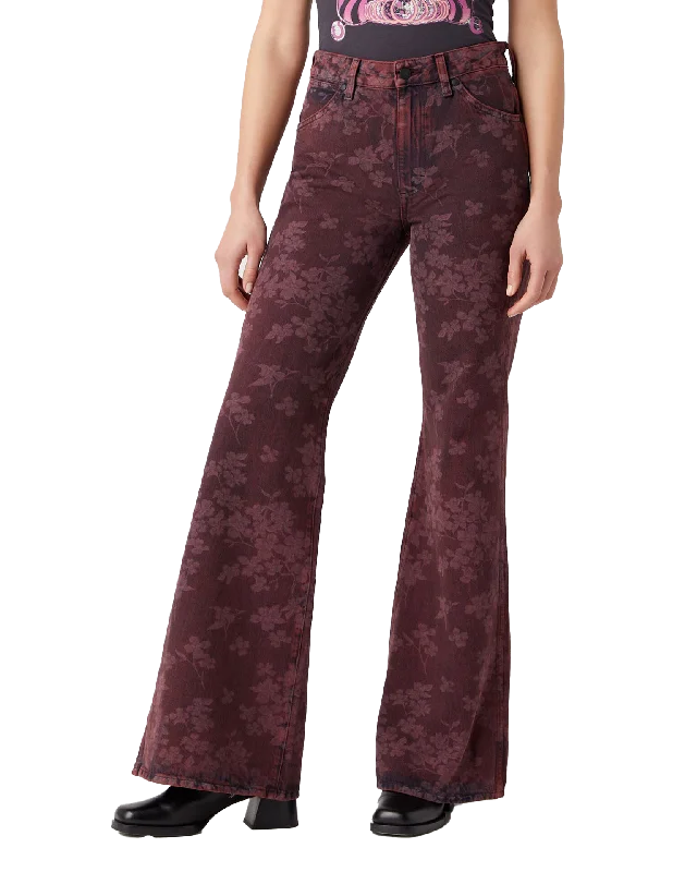 Wanderer Trousers in Mixed Dahlia Trousers sophisticated sleek