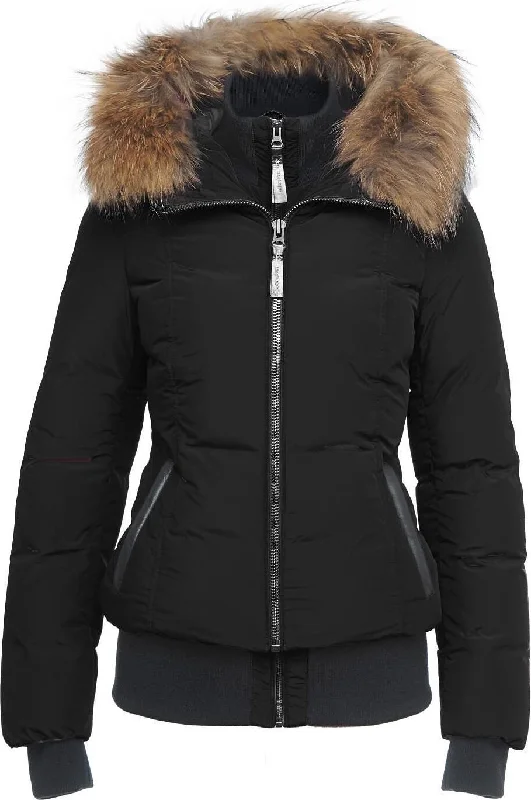 Romane Bomber Down Jacket - Women's|-|Manteau aviateur en duvet Romane Femme Welt Pockets Slit Pockets Flap Pockets