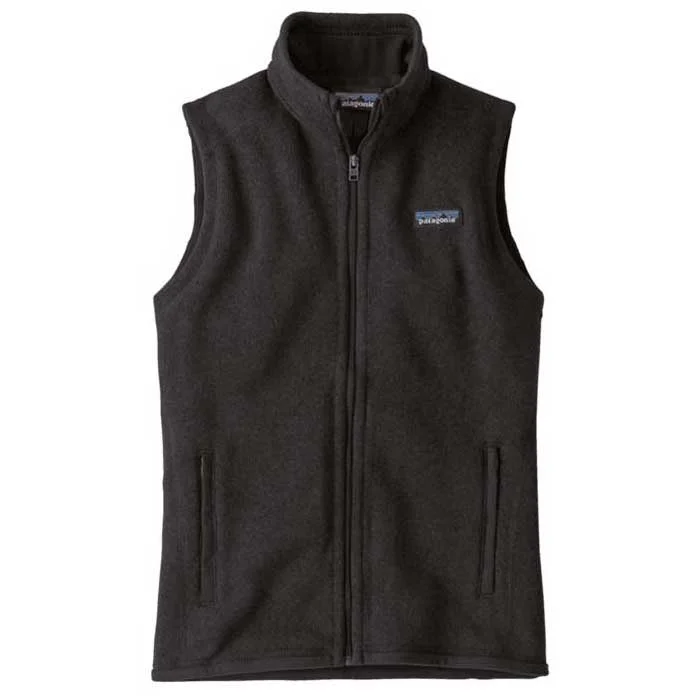 Patagonia Women's Black Better Sweater Vest 2.0 Nylon Fabric Polyester Fabric Spandex Fabric