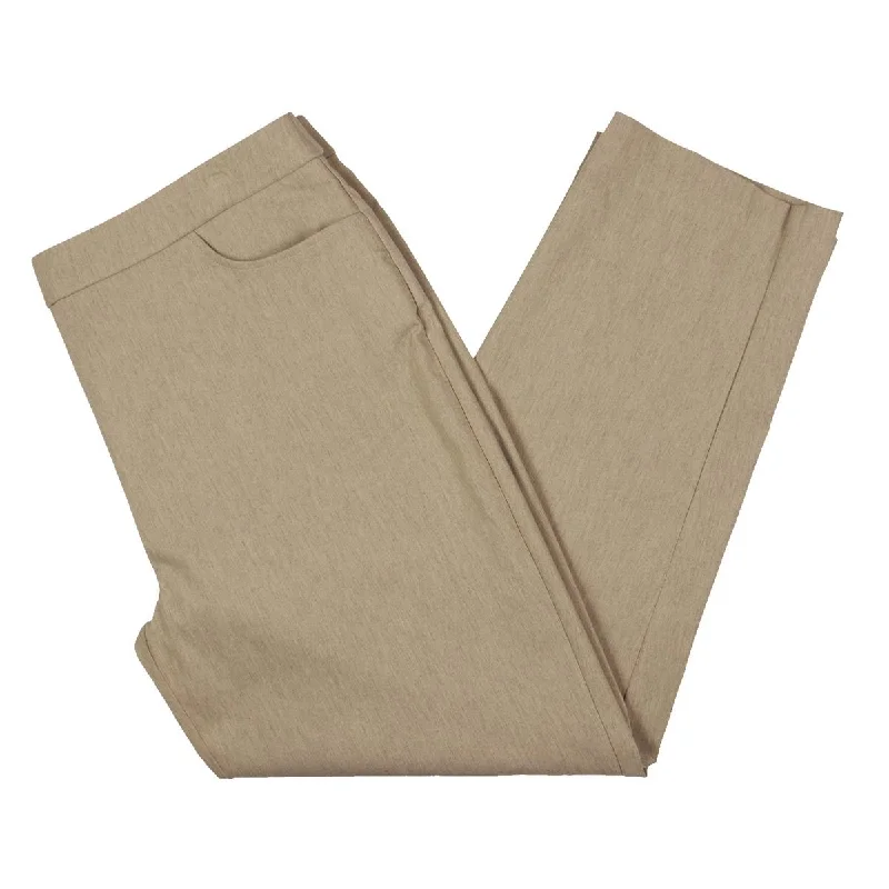 Alfred Dunner Womens Plus Modern Fit High Rise Trouser Pants Trousers sophisticated sleek