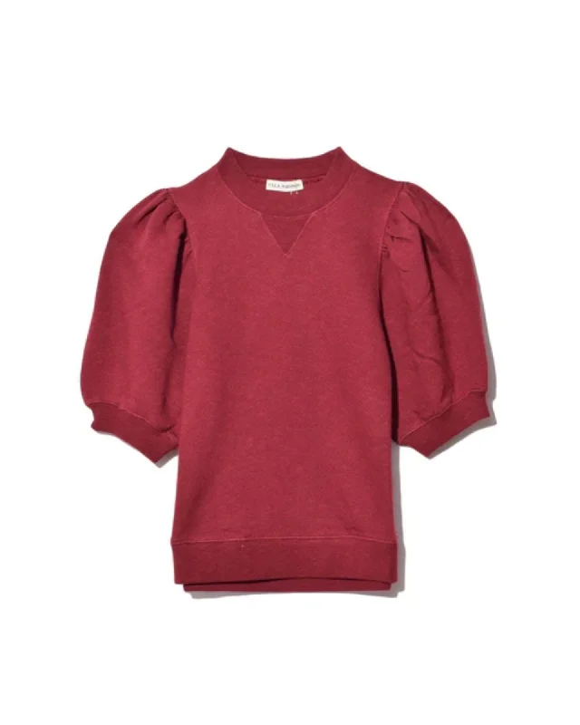 "Ramia" Pullover in Rose Lantern Sleeve Elegant