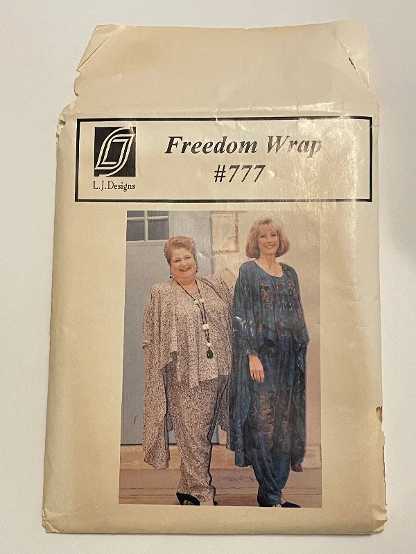 SALE 1996 L. J. Designs Pattern 777 - Two-Piece Dress FACTORY FOLDED