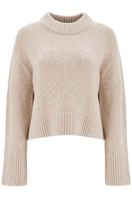 Cashmere Sony Pullover Sweater  - Beige Handmade Hand-knitted Hand-woven