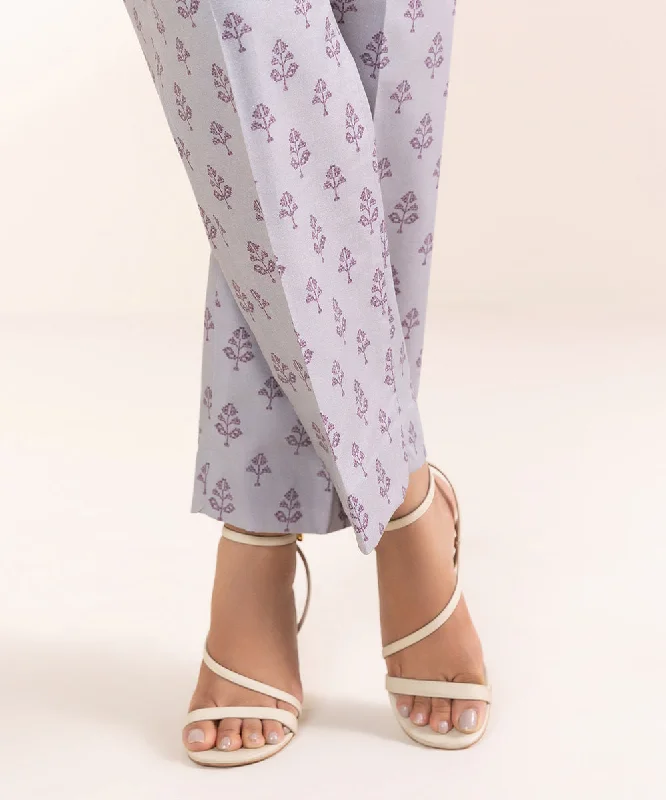 Printed Khaddar Trousers Trousers practical durable