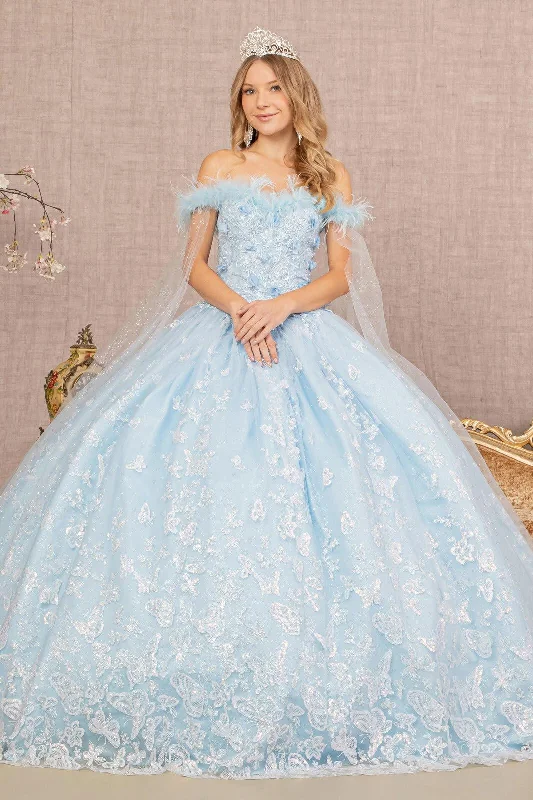 Long Quinceanera Dress Off Shoulder Ball Gown