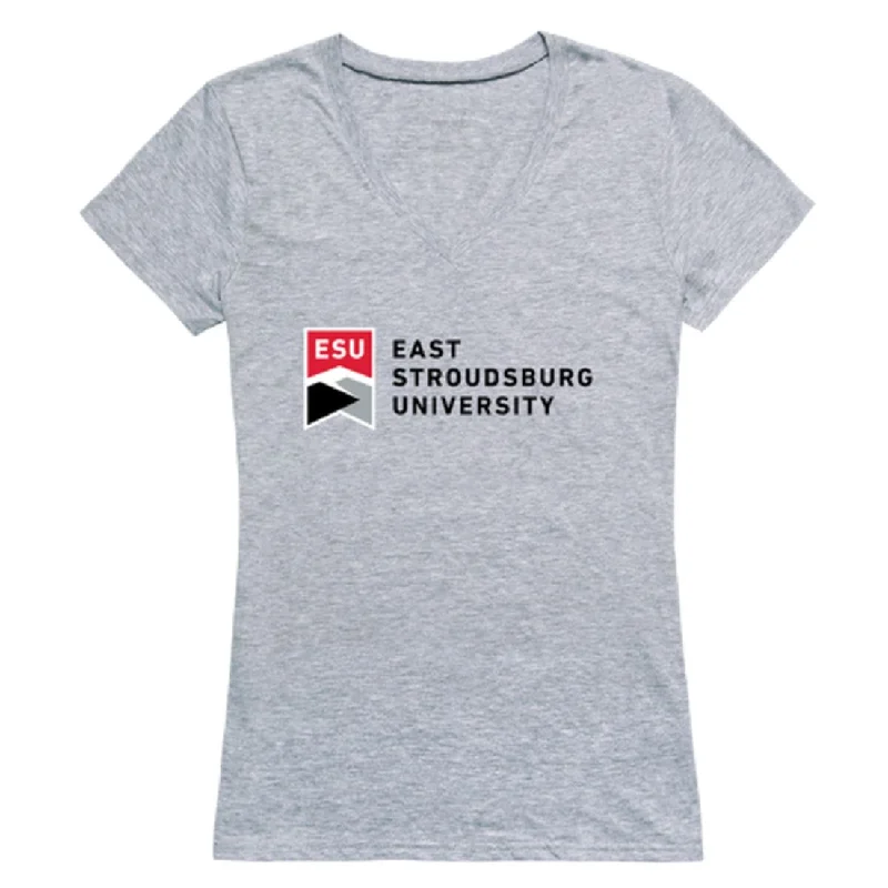 East Stroudsburg University of Pennsylvania Warriors Womens Seal T-Shirt Elegant Classic Vintage East Stroudsburg University of Pennsylvania Warriors Womens Seal T-Shirt Elegant Classic Vintage