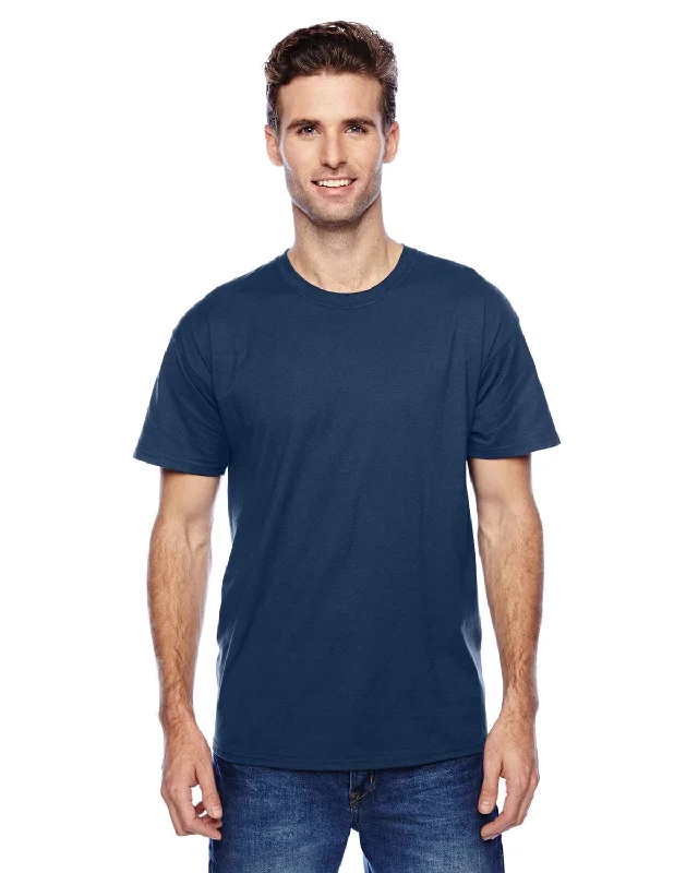 Hanes Unisex X-Temp Performance T-Shirt | Navy Plaid T-Shirt Polka Dot Checkered