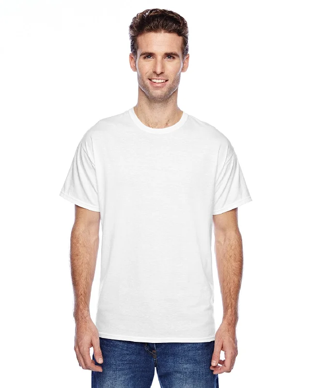 Hanes Unisex X-Temp Performance T-Shirt | White Anti-Shrink Durable Soft