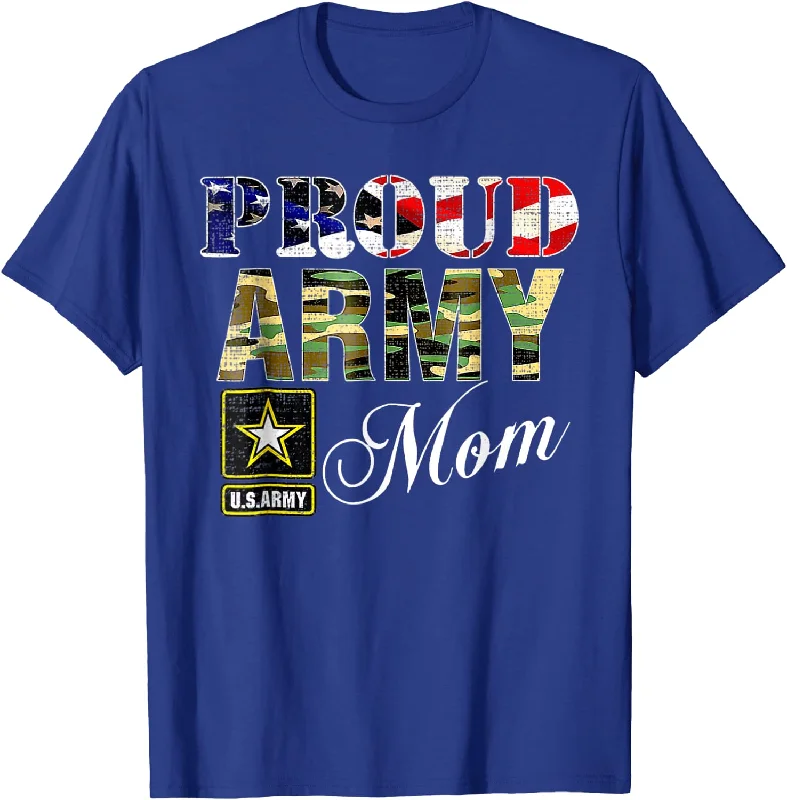 Proud Army Mom With American Flag Gift For Veteran Day T-Shirt Elasticated Padded Insulated Proud Army Mom With American Flag Gift For Veteran Day T-Shirt Elasticated Padded Insulated