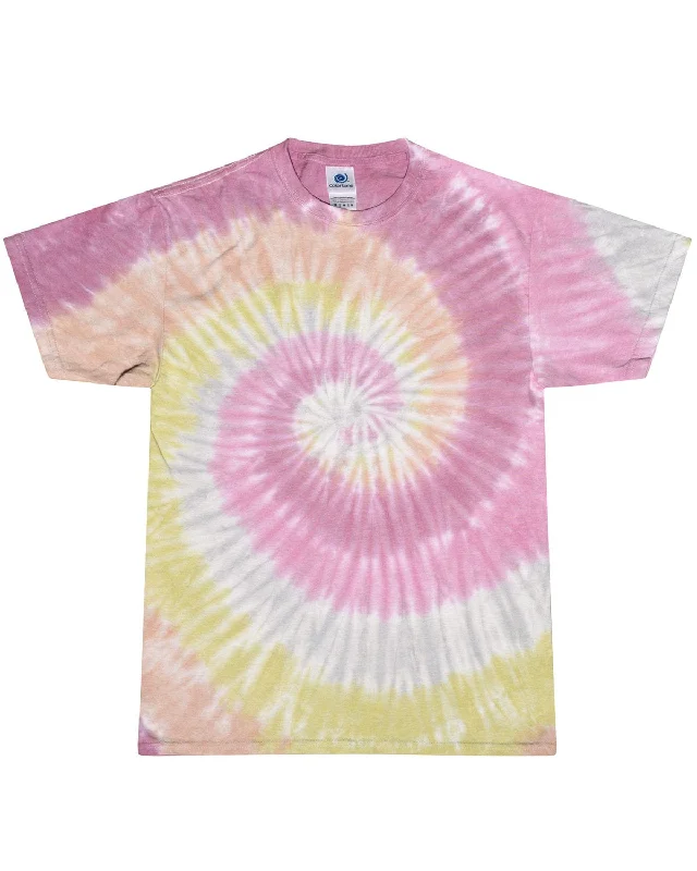 Tie-Dye Youth 100% Cotton Tie-Dyed T-Shirt | Desert Rose Mesh Fabric Canvas Fabric Denim Fabric