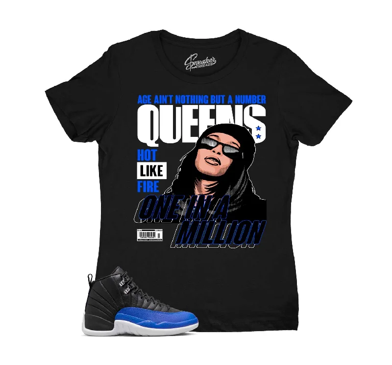 Womens - Hyper Royal 12 Queens Shirt Mesh Blend Leather Blend Suede Blend