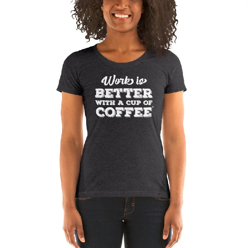 Solid Dark Grey Triblend