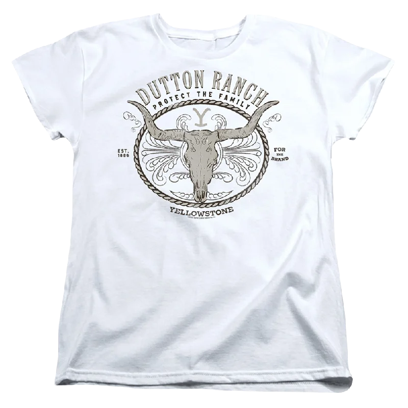 Yellowstone Yellowstone - Women's T-Shirt Ribbed Striped Patterned